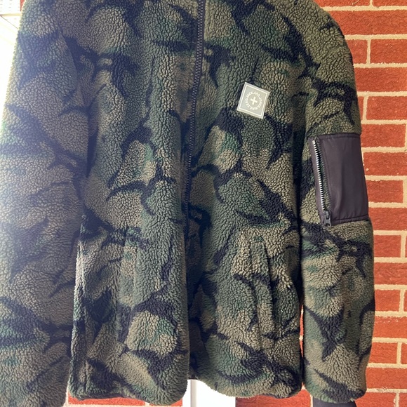 💥SOLD💥 Jack and Jones reversible teddy jacket - Medium - Picture 2 of 7